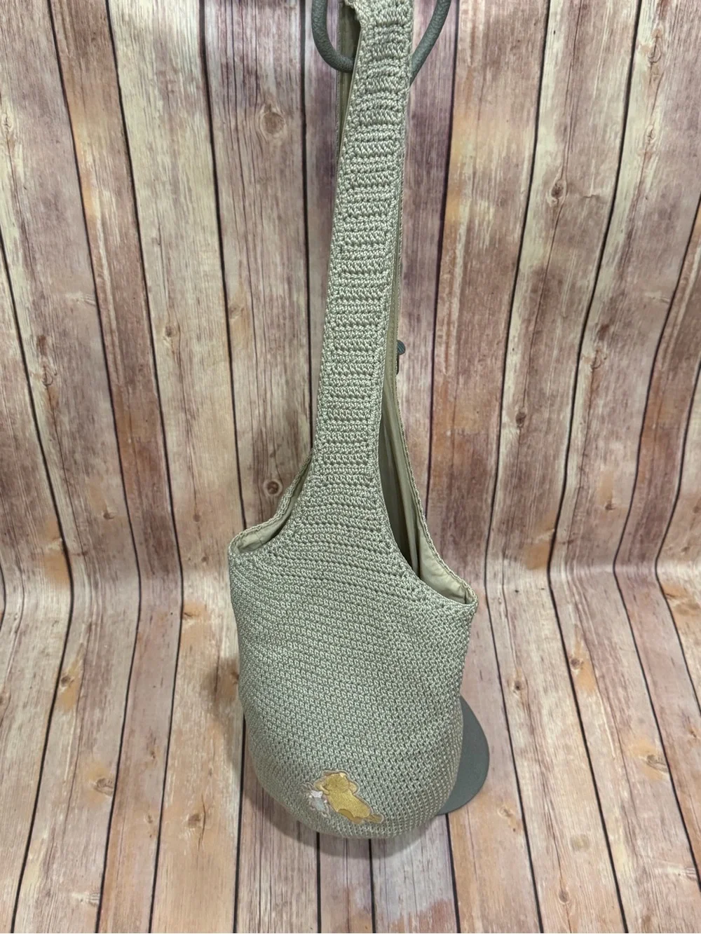 Winnie the Pooh & Piglet Tan Knit Hobo Bag - Disney Store